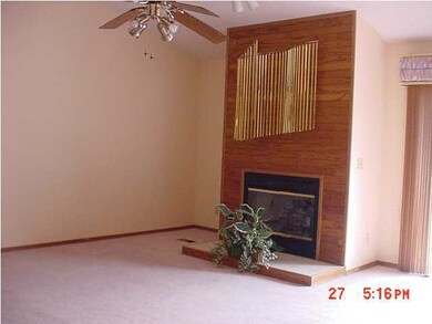Living Room Fireplace is woodburning with gas star
