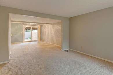 1st floor living room and dining room