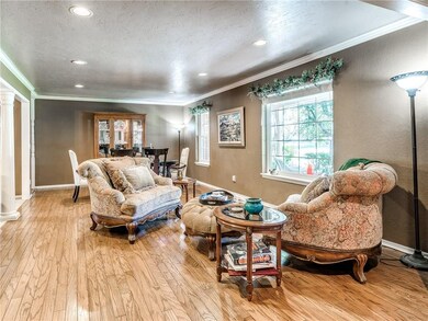 Sitting area & Dining Area in the back. Large open