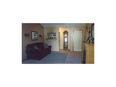 Living room: Note new paint and nice size