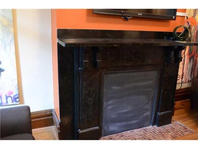 Living Room. Soapstone decorative fireplace, new g