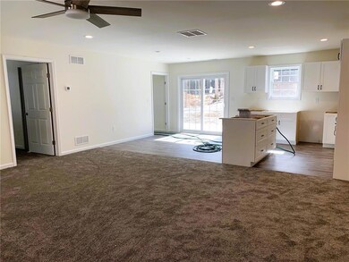 Living Room looking into Kitchen