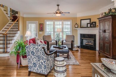 Family room, or formal living room with gas firepl