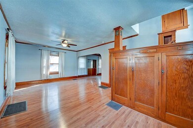 Entering from the front door. Awesome built ins fo