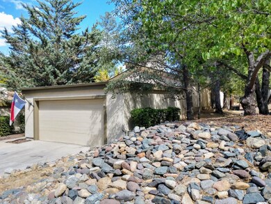West side of home