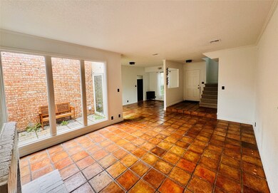 Facing Dining room from living room corner