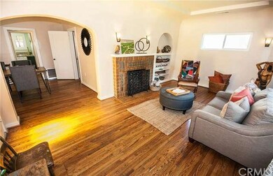 LIVING ROOM WITH FIREPLACE, ORIGINAL HARDWOOD FLOO