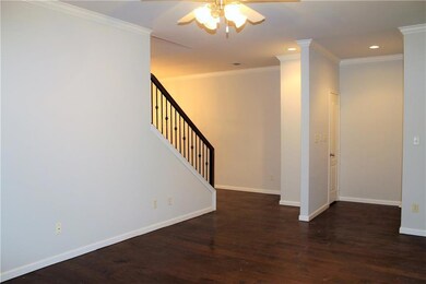 View of stairway from living room