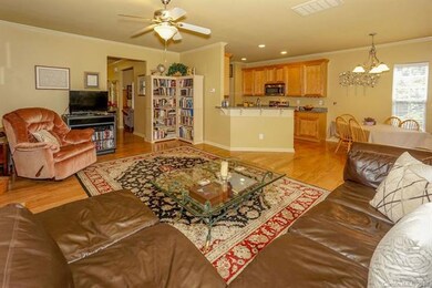 Large great room with many options for furniture a