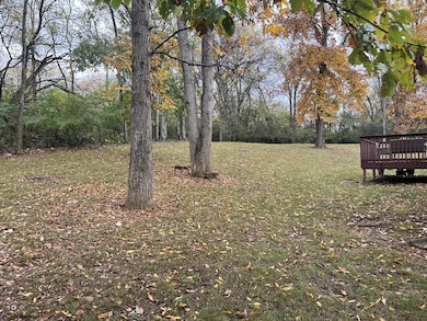 Back yard view and patio deck