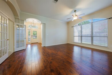 View to the Foyer and front door from the Living R