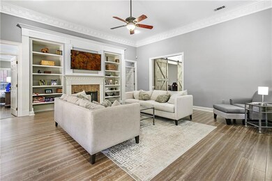 Gorgeous Built-Ins Around Fireplace, Double Barn D