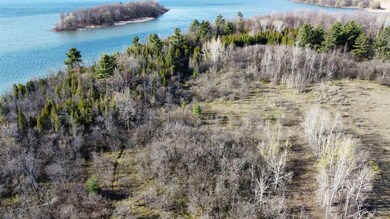 drone shot of waterview