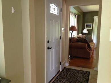 Enter the home through the newly replace front and