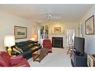 Family Room. The family room features a fireplace,
