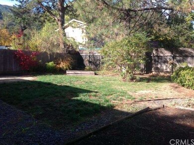 Spacious backyard