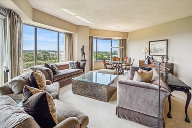 LIVING ROOM: 24 x 20  with expansive views of Memo