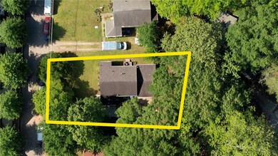 Aerial overview of property's location with proper