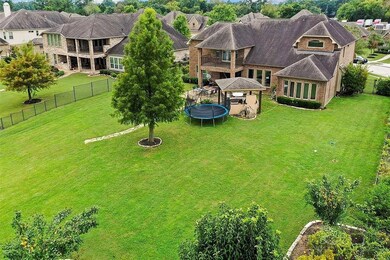 This photo showcases a spacious backyard with a la