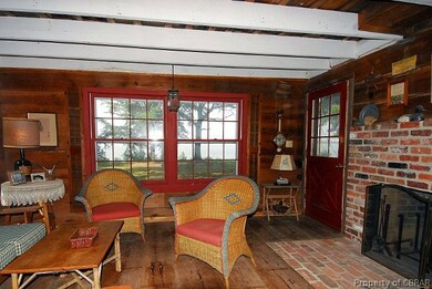 Brick Fireplace