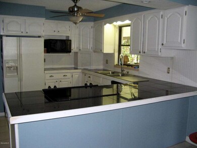 Granite tiled kitchen