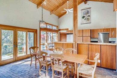 Chilmark home high ceilings and lots of light