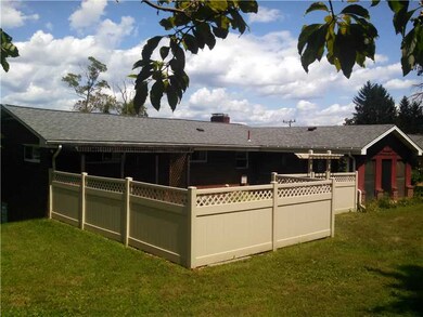 Exterior Back. fenced portion of the rear yard