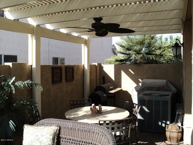 Pergolo at the Backyard Patio Area
