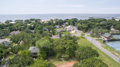 aerial view of beach