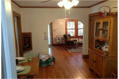 Living Room. All hardwood Floors, original woodwor
