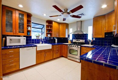 Beautiful Cobalt Blue Counter Tops