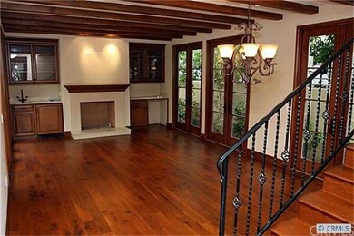 Family room with wet bar