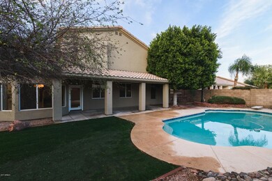 Backyard w/Covd Patio, Grass, and Pool