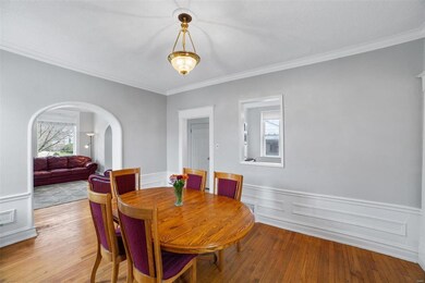 Spacious dining room