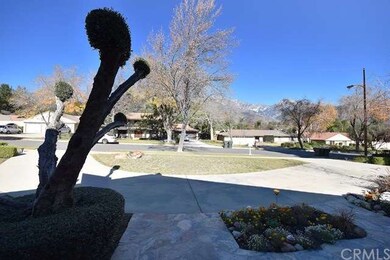 View of mountains from front porch