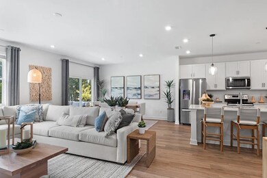 View of great room! Similar home, same floor plan