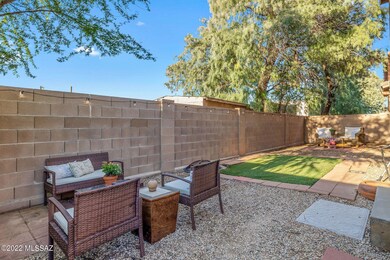 Private backyard