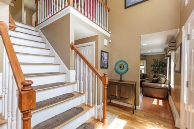 Beautiful hardwood floors and staircase