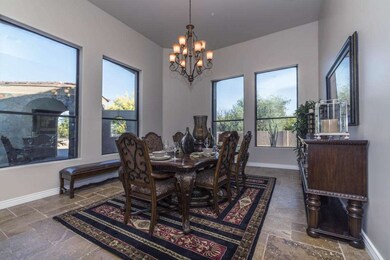 formal dining room-staged