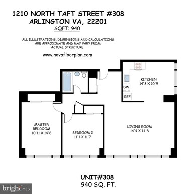 Taft Towers unit 308, Arlington, VA 22201 - photo 2
