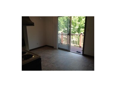 view from kitchen in two bedroom unit