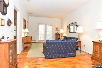 Living Room with Door to Deck