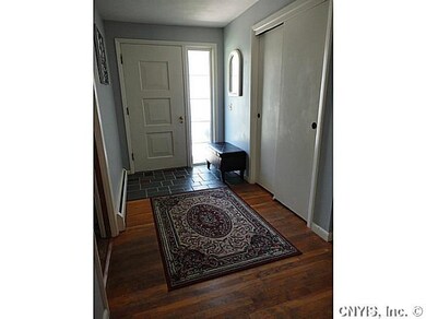 Foyer. Bright entrance way off of Kenwood.  Slate 