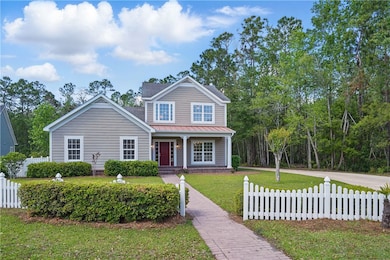 Charming White Picket Fence