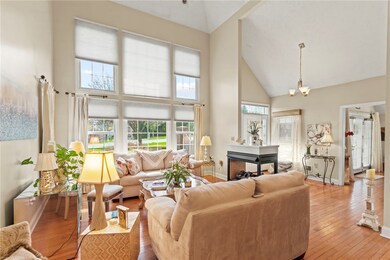 Alternate view of the living room from the dining