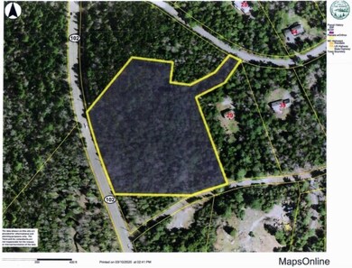 Aerial of lot
