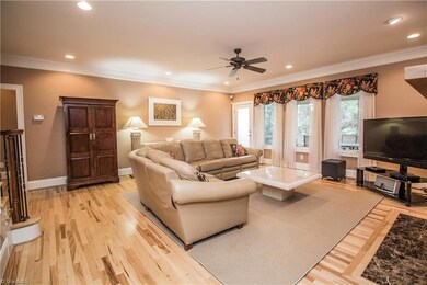 Access to the screened porch is in the living room