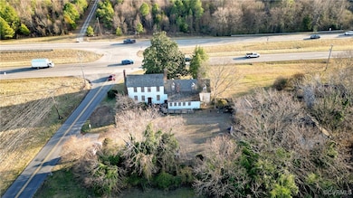 Aerial shot - rear of property