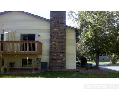 Side view of town home 10x8 deck .