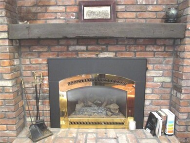 Gas Fireplace in Family Room.
